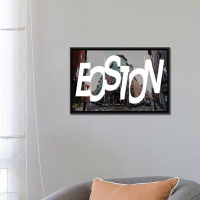 «Boston (42,3 ° N, 71 ° W)», impression sur toile tendue