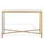 Isabellina Metal And Marble Console Table-873308532