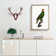 Red-Lored Amazon Parrot by F. Levaillant - Picture Frame Painting Print