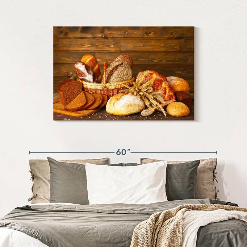 Bread Assortment Canvas Print, 30" H x 45" W x 1.25" D