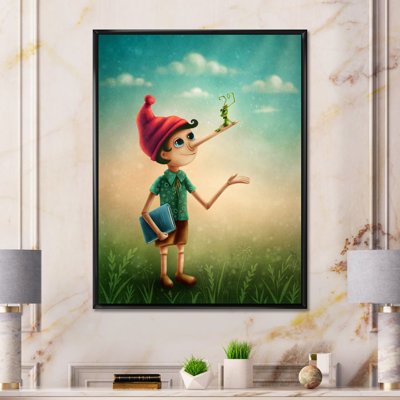 " Pinocchio With Long Nose Fairy Tale Character "