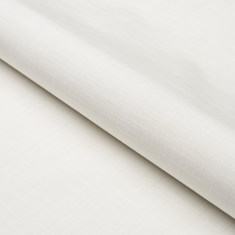 Schumacher x Mark D. Sikes Gracie Solid Strie Fabric, Ivory