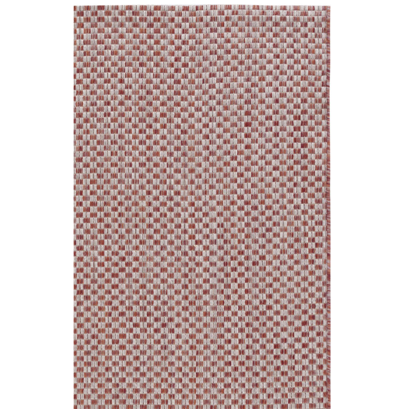Tapis intérieur / extérieur gris Arneshia, Rectangle 2 pi 3 po x 5 pi