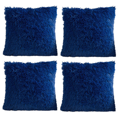 Faux Fur Throw Pillow