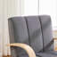 Fauteuil d'appoint rotatif capitonné Modern Channel-1439656667