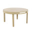 Ensemble de conversation d'extérieur en bois d'acacia avec cordes et coussins tissés à la main 4 pièces Dickenson-122874560
