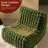2-Piece 58.3" Wide Oversized Round Chaise And Armless Bean Bag Chair Set, Plush Lounge Seating, No Assembly Required-483359633