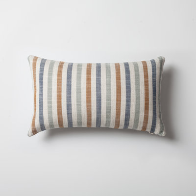 Shahzaib Striped Rectangular Lumbar Cushion