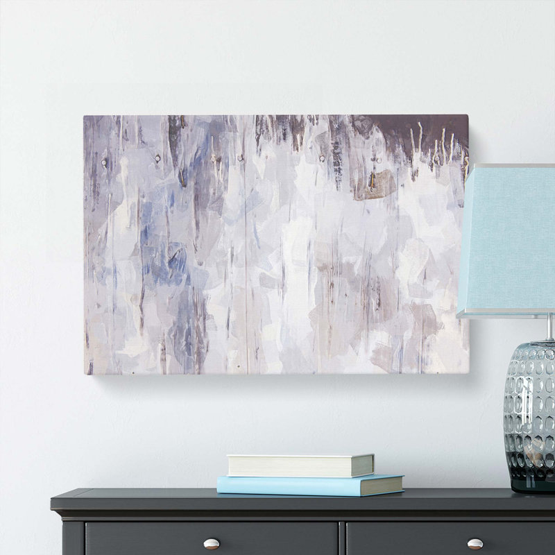 Moving Away In Abstract - Wrapped Canvas Painting, 35cm H x 50cm W x 3cm D