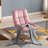 Scheidt 57.15 cm Wide Mid-Century Modern Velvet Lounge Chair with Gold Legs-183123694