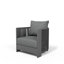 Chaise d'extérieur avec coussins