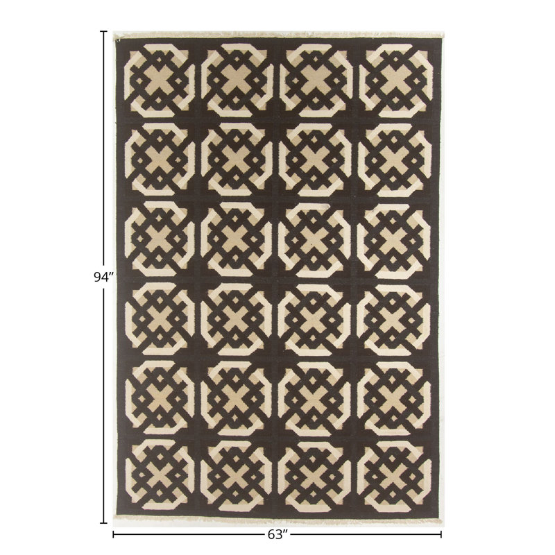 Flatweave Geometric Rug