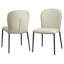 Chaise de salle à manger en cuir Katherine (ensemble de 2)-1612093253