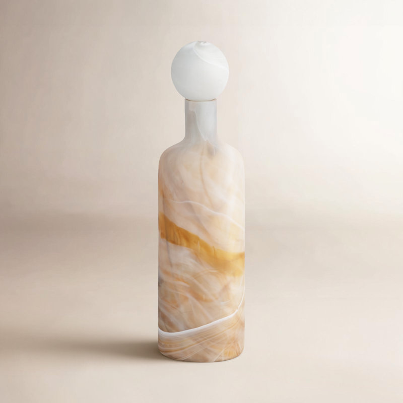 Bouteille en verre Nilda Sutton, 16", Gris