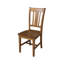 Chaise d'appoint en bois massif Evalyn-25147161