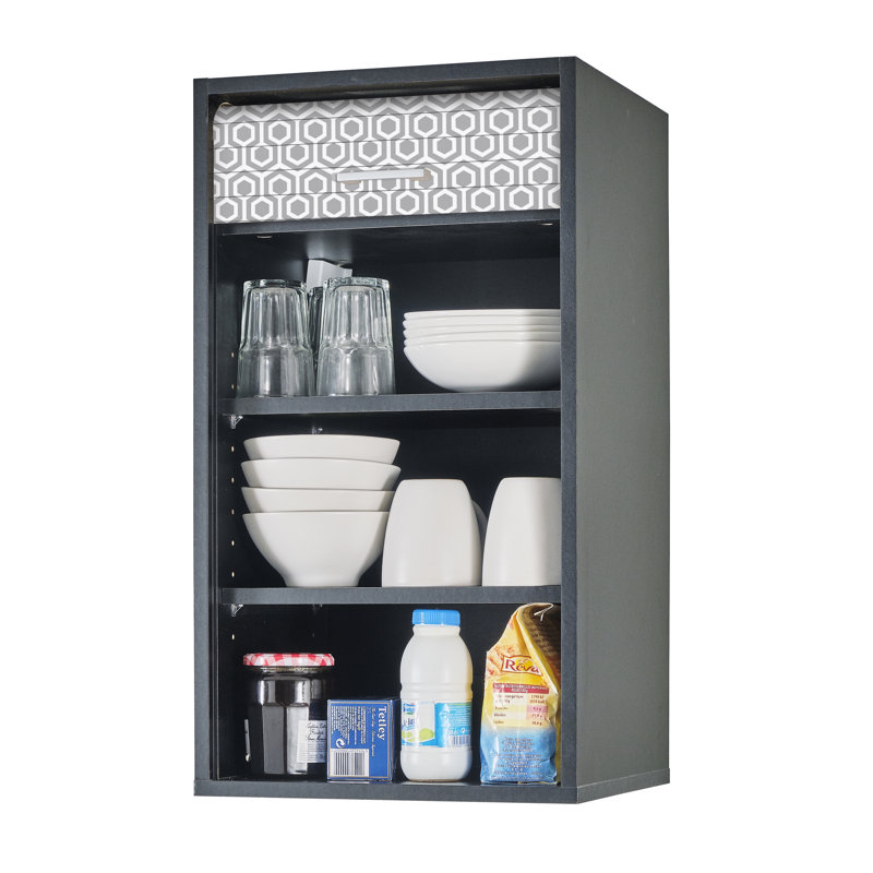 Atakhan 72cm Kitchen Pantry, Black