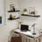 2-Piece 9.3" Extra Deep Wood Floating Shelves, Modern Design Wall Mount Display Shelves-384506194-387868340