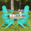 Chaise Adirondack de patio en plastique-70268105
