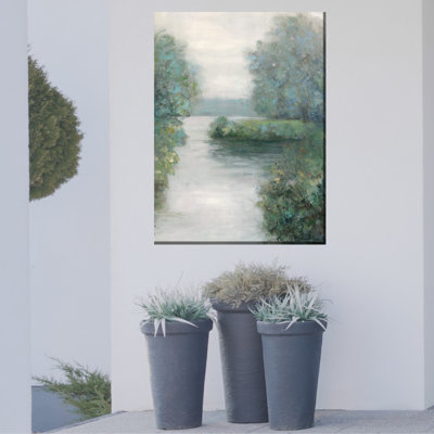 Art sur toile après la pluie