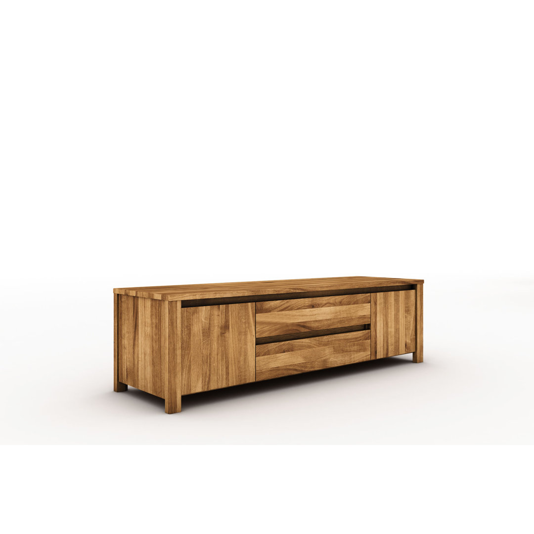 Fugate 150 Cm Wide 2 Drawer Oak Wood Sideboard
