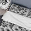 Ensemble de housse de couette Black White Flower Glam - Glam-109145876