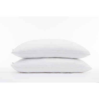 Serta Jumbo Cotton Blend European Down Firm Bed Pillow