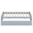 Space-Saving Platform Bed With Integrated Storage Drawers-158267147
