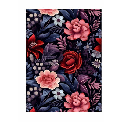«Floral Dreaming of Luxe Flowers», reproduction d'art classique sans cadre