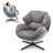 Degrange Upholstered Swivel Accent Chair-1556346859