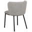 Mina 40cm H Polyester Blend Upholstered Metal Spindle Side Chair-100023809