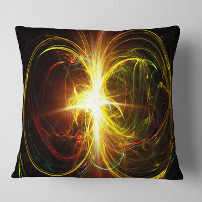 Fractal Hoops - Abstract Printed Pillow
