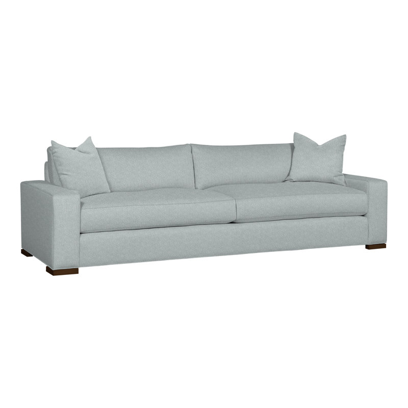Paxton Upholstered 109'' Sofa, Ian Haze, Havana