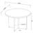 Larrabee Mango Brown Round Dining Table