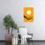 Vol lunaire fantomatique, chauve-souris, oiseau, paysage d'automne, affiche murale minimaliste et abstraite-1232758570