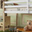 Lit mezzanine pour enfants avec échelle-109323642-109323644