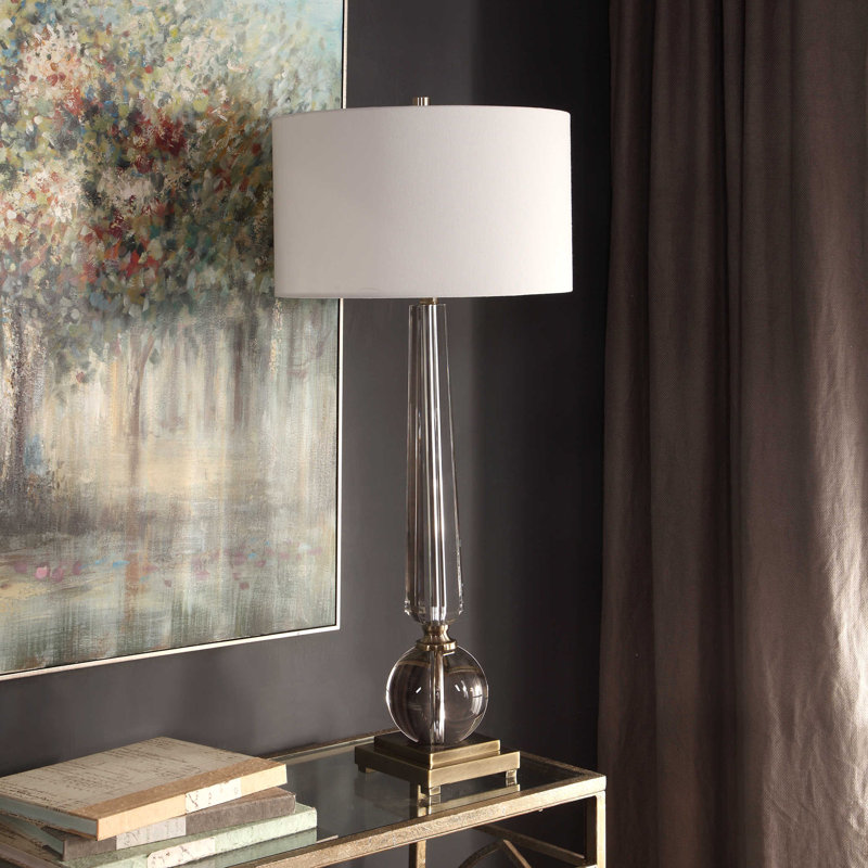 Lampe de table en cristal 38 po Macy