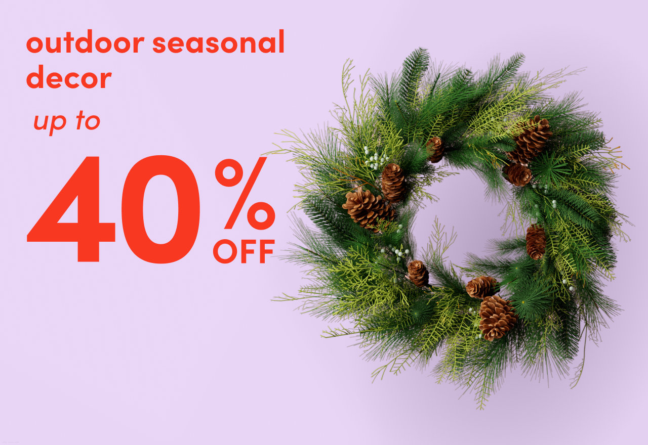 outdoor seasonal decor clearance
