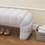 Banc en chenille moderne avec repose-pieds capitonné en chenille Modern-404281012