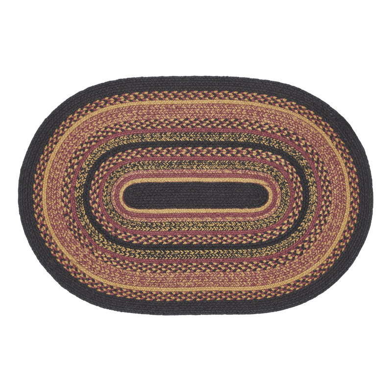 Tapis en jute Heritage Farms, Ovale 2 po x 3 pi