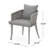 Modern Outdoor Rattan Chair with Waterproof Fabric and Iron Frame – Durable Patio Seating for Gardens, Decks, and Backyards