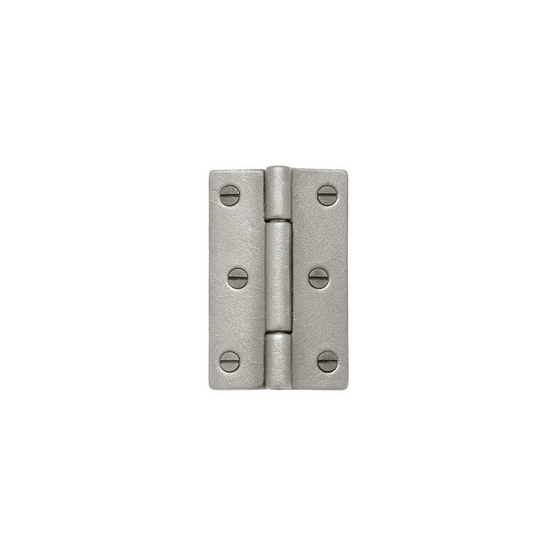 2.5'' x 1.63'' Metal Butt Hinge, White Bronze Dark