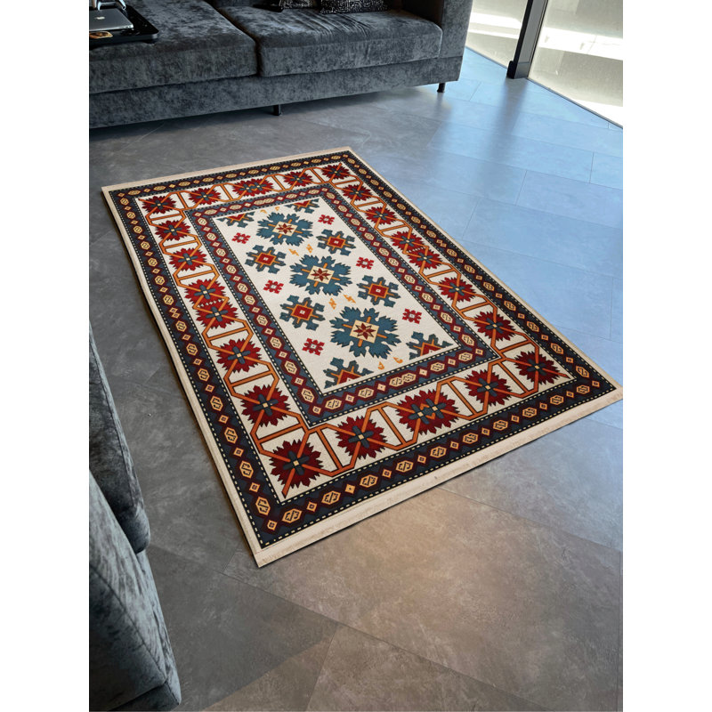 Xaven Moroccan Indoor / Outdoor Rug, Rectangle 5'2" x 7'7"