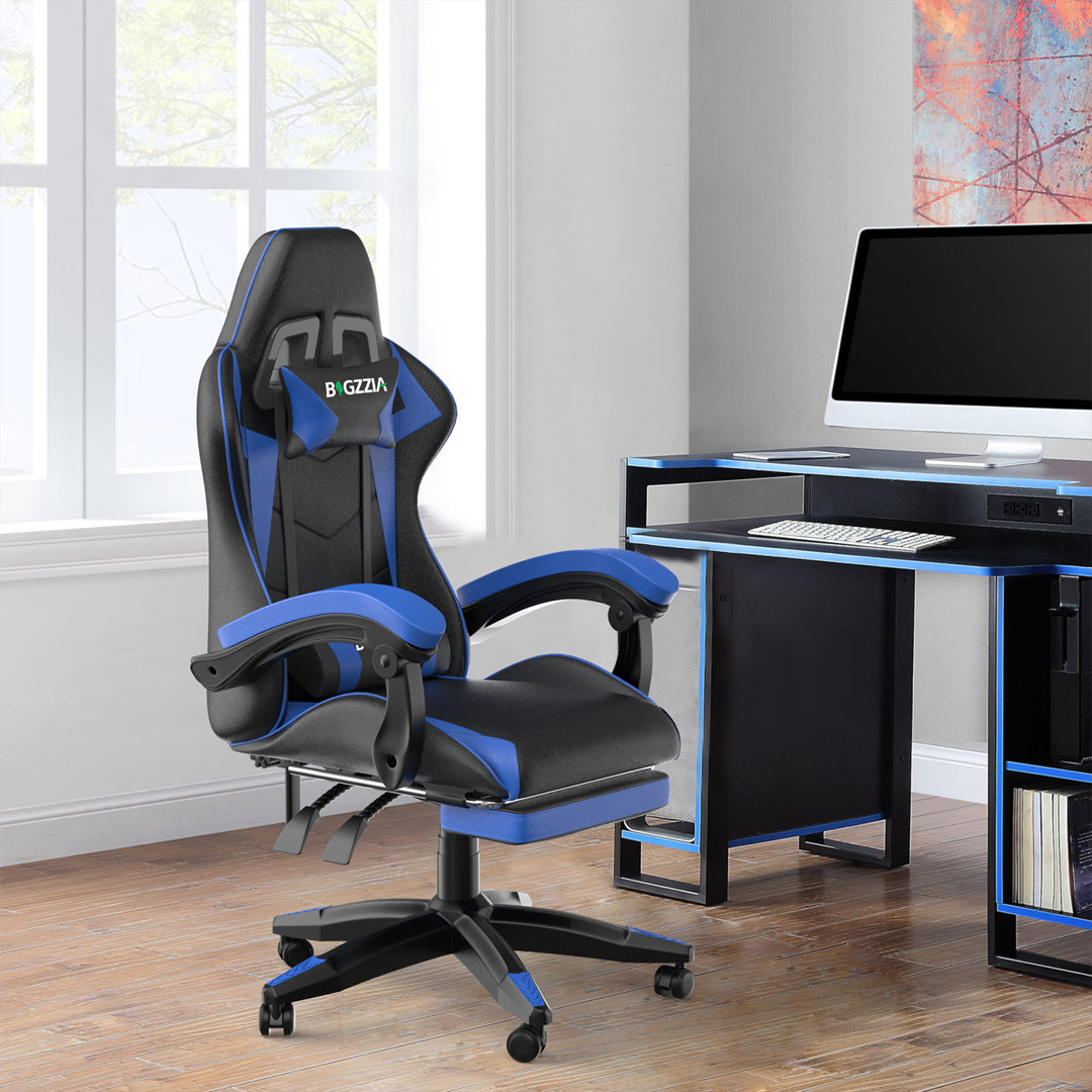 Reclining Game Chair With Footrest