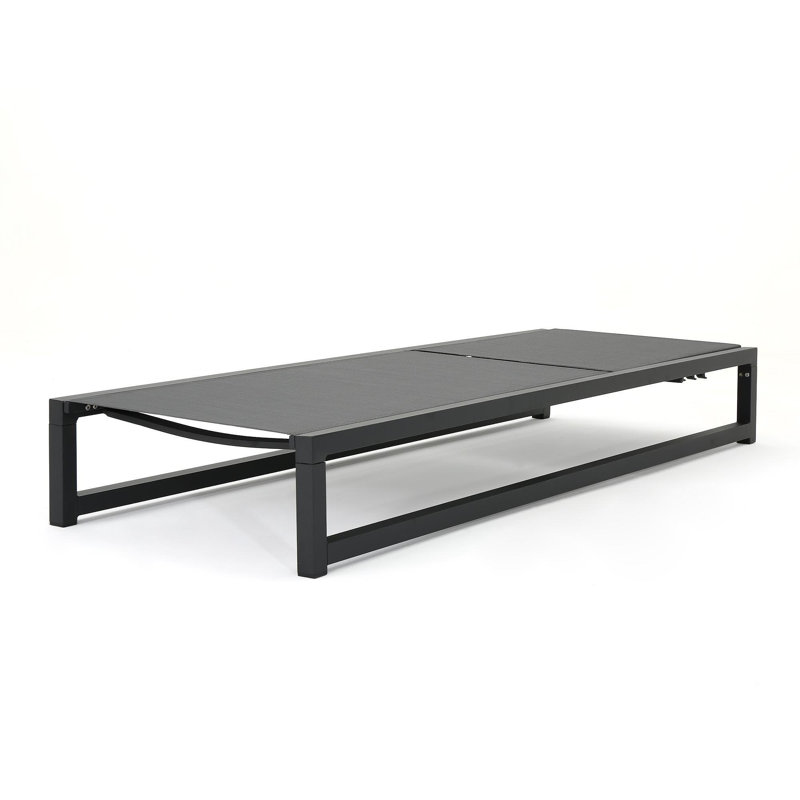Venice Chaise Lounge, 1, Black/Gray