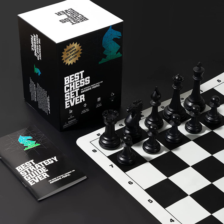 Best Chess Set Ever XL - Quadruple Weighted