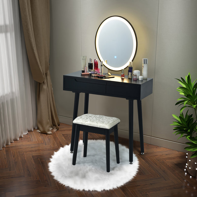 Brassfield Vanity, Black