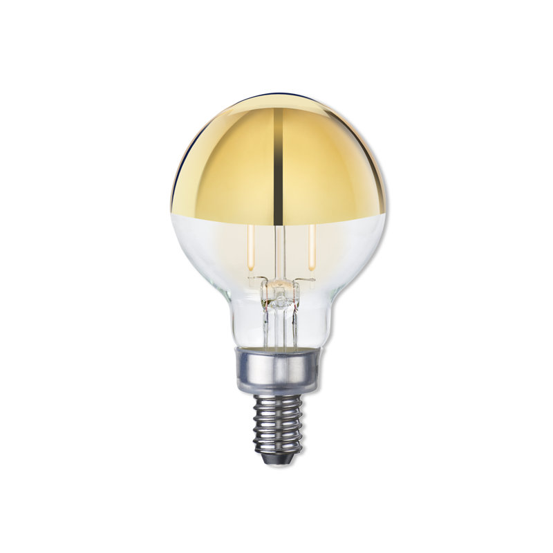 2.5 Watt (25 Watt Equivalent), G16 LED, Dimmable Light Bulb, Warm White (2700K) E12/Candelabra Base