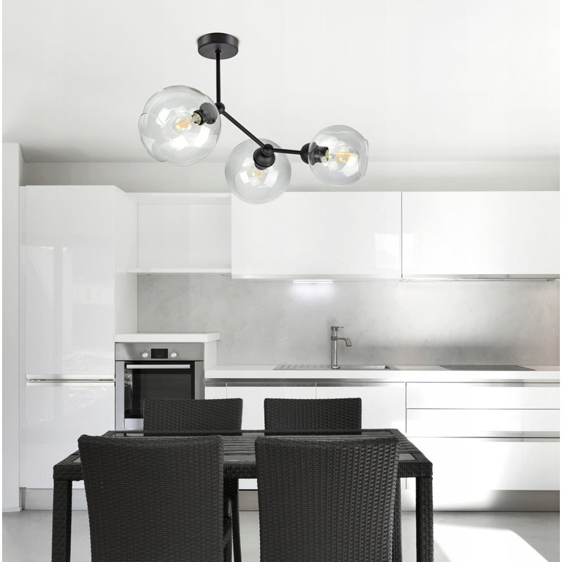 Barrios Glass Semi Flush Mount