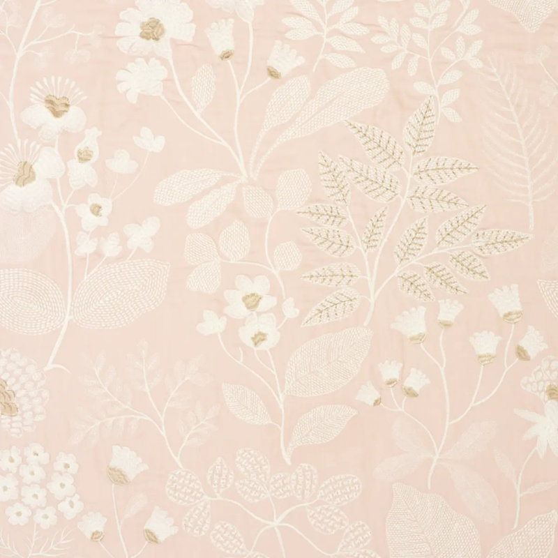 Emaline Embroidery Fabric, Pink