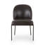 Chaise d'appoint rembourrée en cuir Laina-877177478